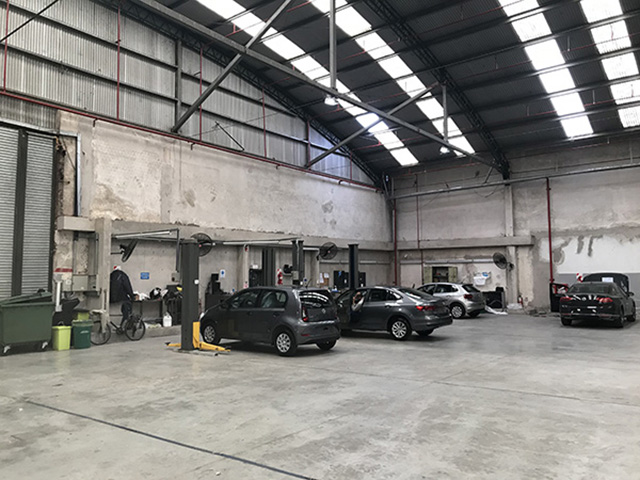 Maynar AG. Servicio Concesionario Volkswagen.  Pinto 3735, CABA Proyecto /DDO/En ejecución/1.665m2