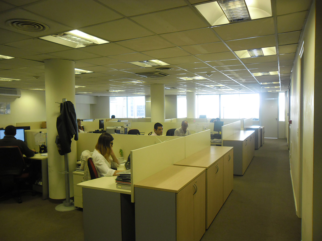 Mercantil Andina .Oficinas Administrativas  Av Alem 822 Piso 8 CABA Proyecto /DDO/Construcción/260m2